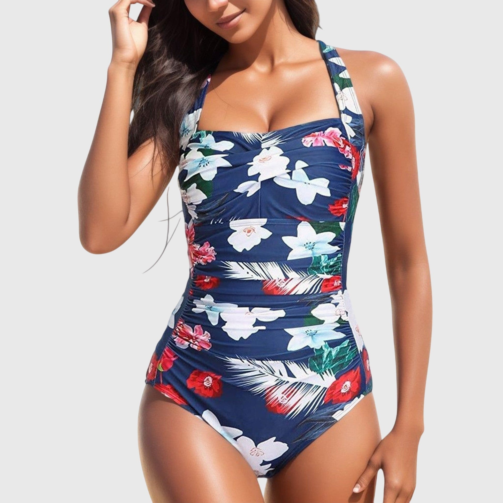 Calista - Bañador De Una Pieza Floral - VENZA BARCELONA