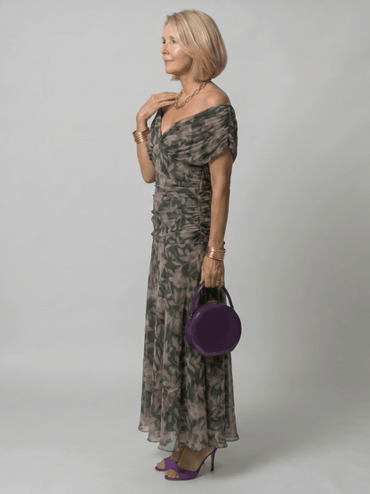 Camilla | Vestido midi fluido - VENZA BARCELONA