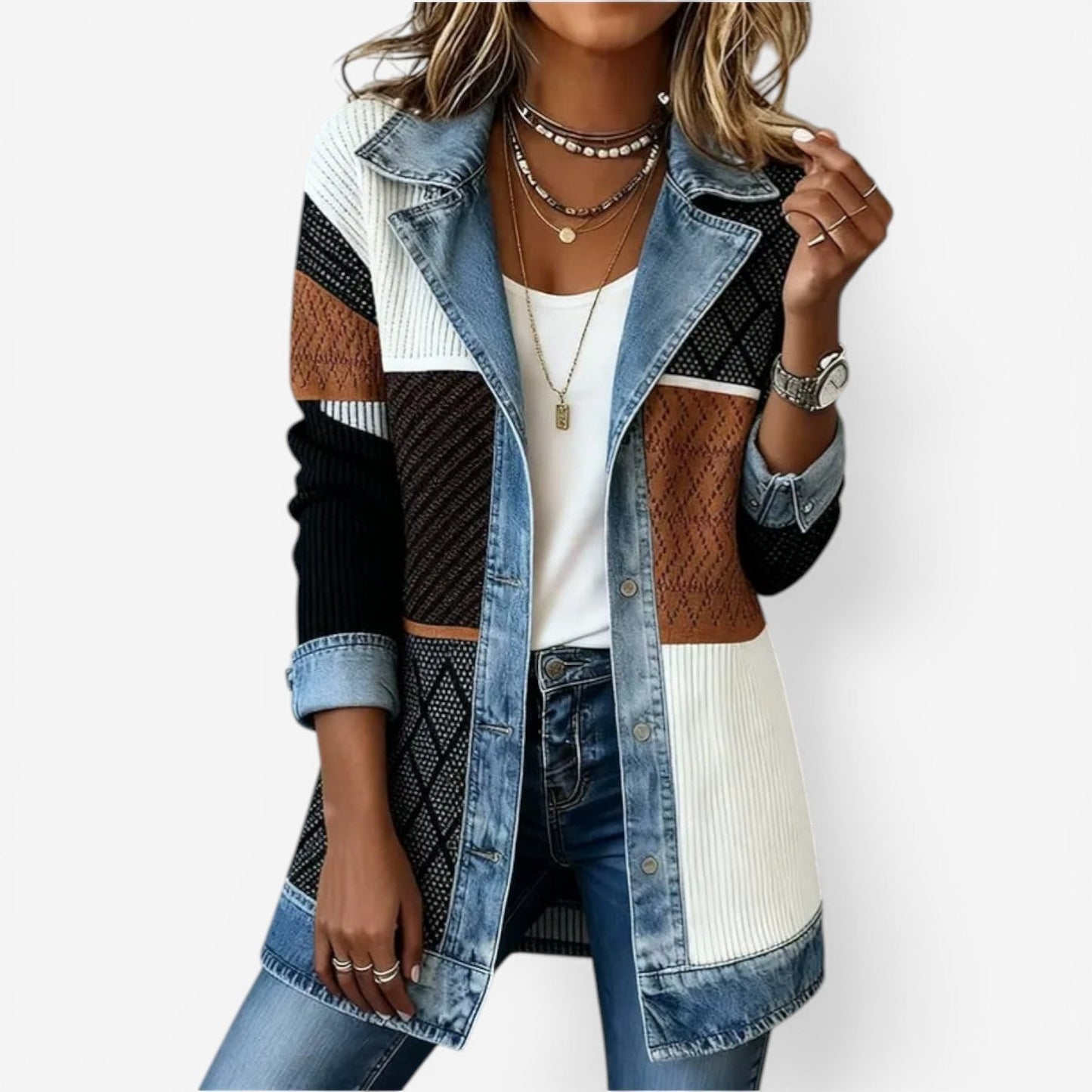 Chloe | Chaqueta vaquera mixta - VENZA BARCELONA