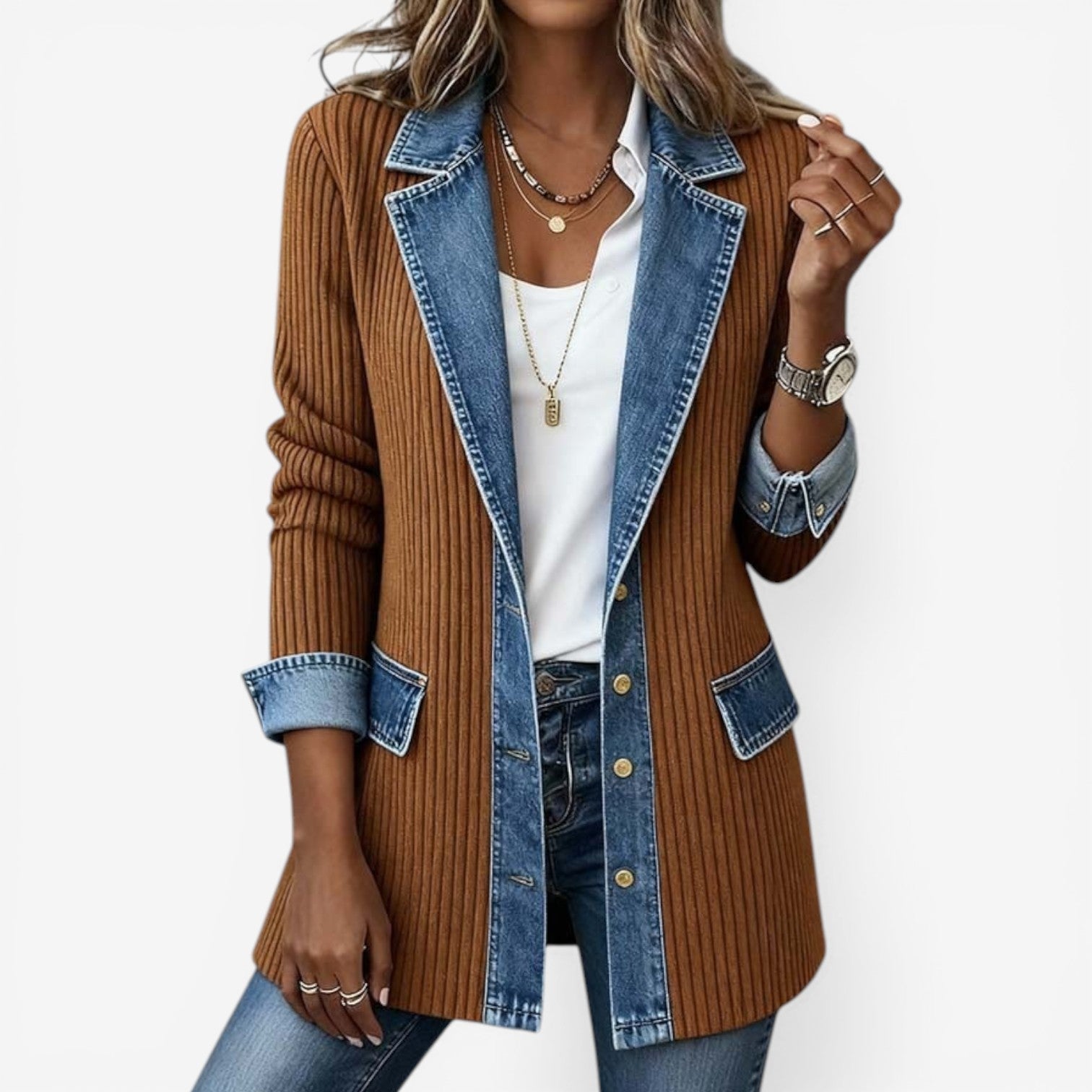 Chloe | Chaqueta vaquera mixta - VENZA BARCELONA