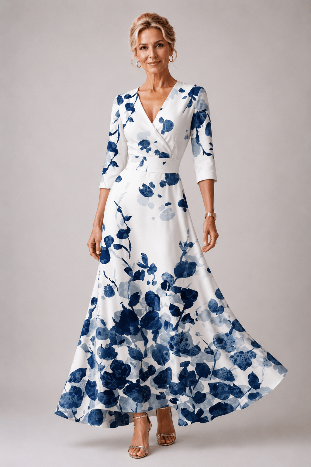 Cleo | Vestido chic con estampado floral - VENZA BARCELONA