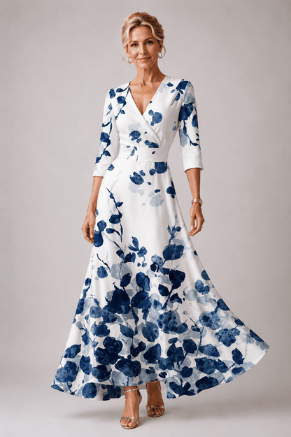 Cleo | Vestido chic con estampado floral - VENZA BARCELONA