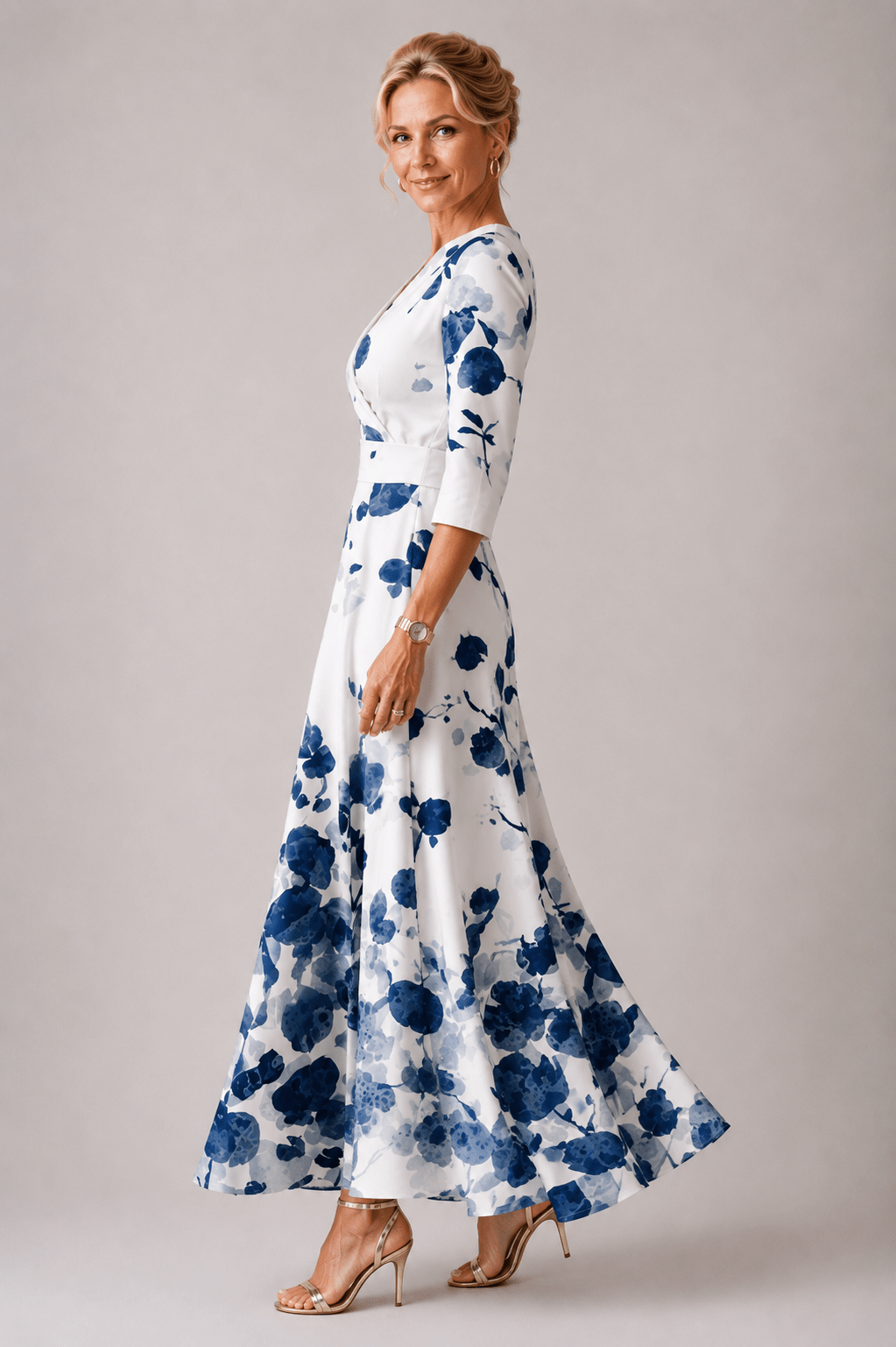 Cleo | Vestido chic con estampado floral - VENZA BARCELONA