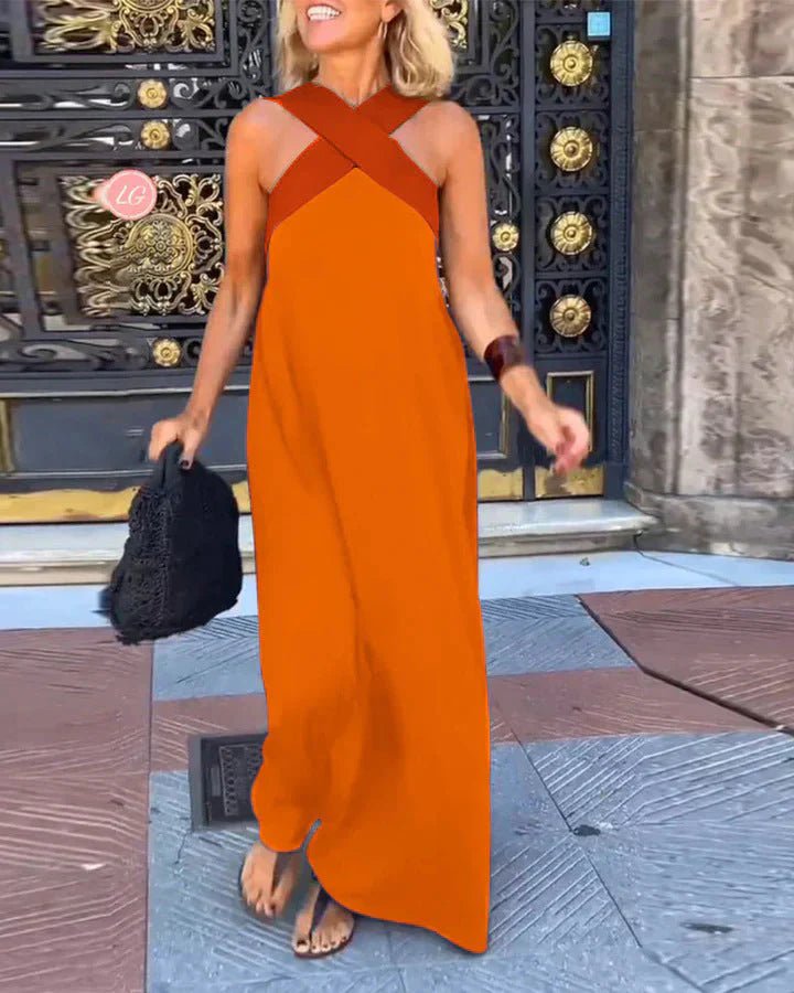 DELFINA | VESTIDO DE CORTE CRUZADO - VENZA BARCELONA