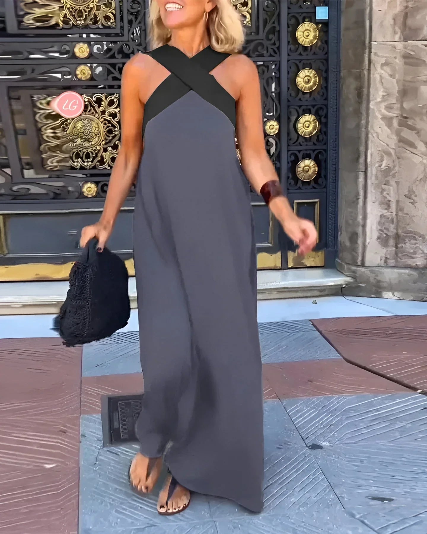 DELFINA | VESTIDO DE CORTE CRUZADO - VENZA BARCELONA