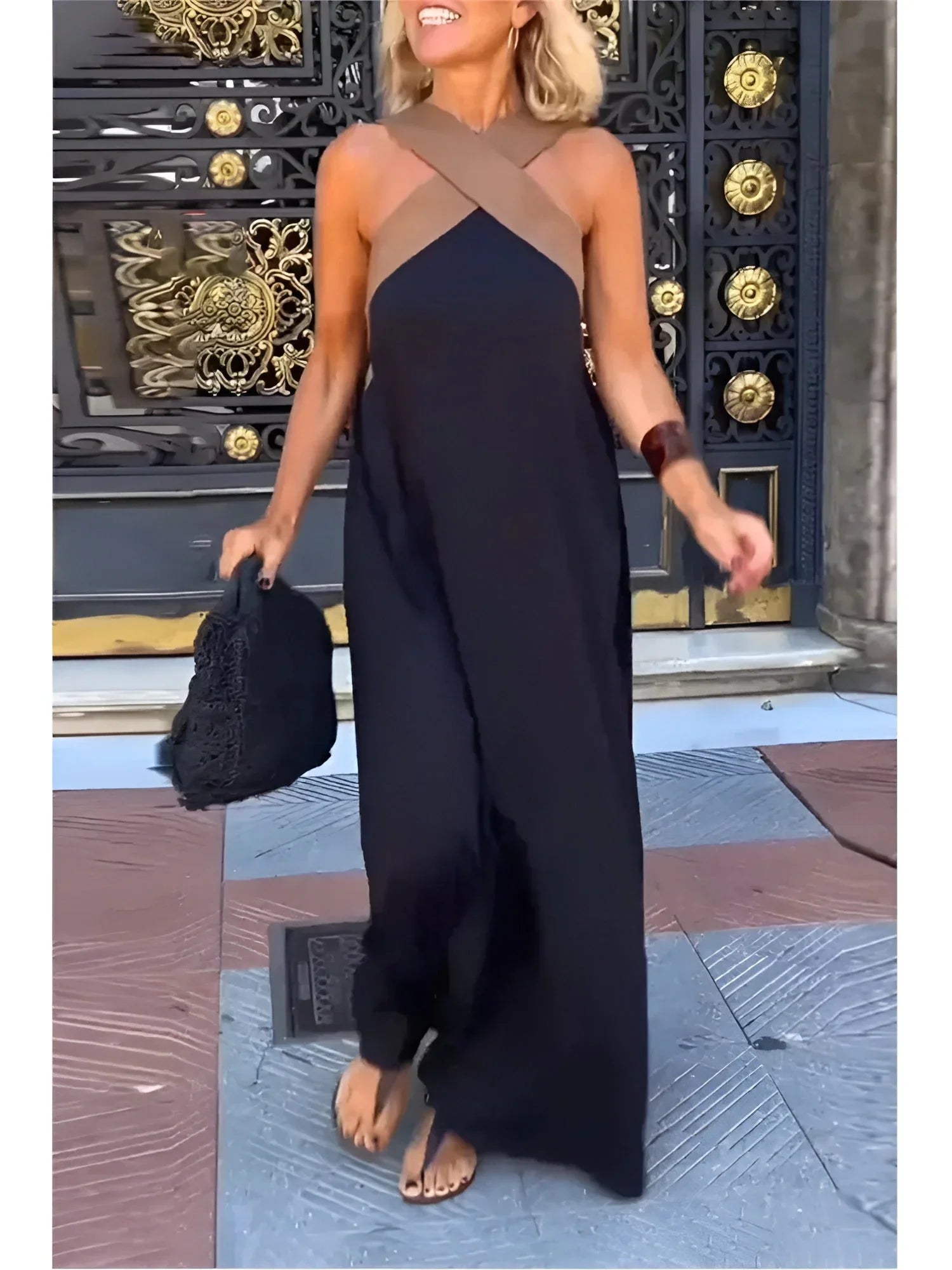 DELFINA | VESTIDO DE CORTE CRUZADO - VENZA BARCELONA