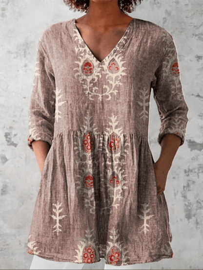 Elia - Blusa Larga Elegante - VENZA BARCELONA