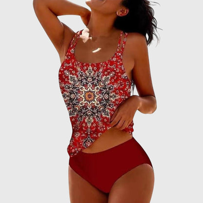Florencia - Conjunto De Bañadores Estampados - VENZA BARCELONA