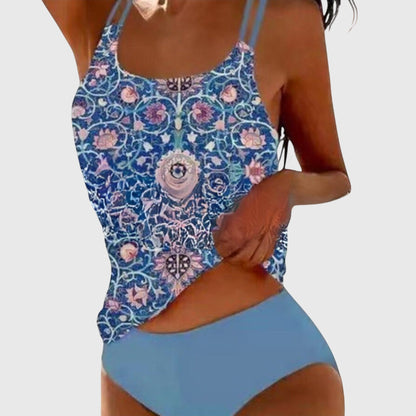 Florencia - Conjunto De Bañadores Estampados - VENZA BARCELONA