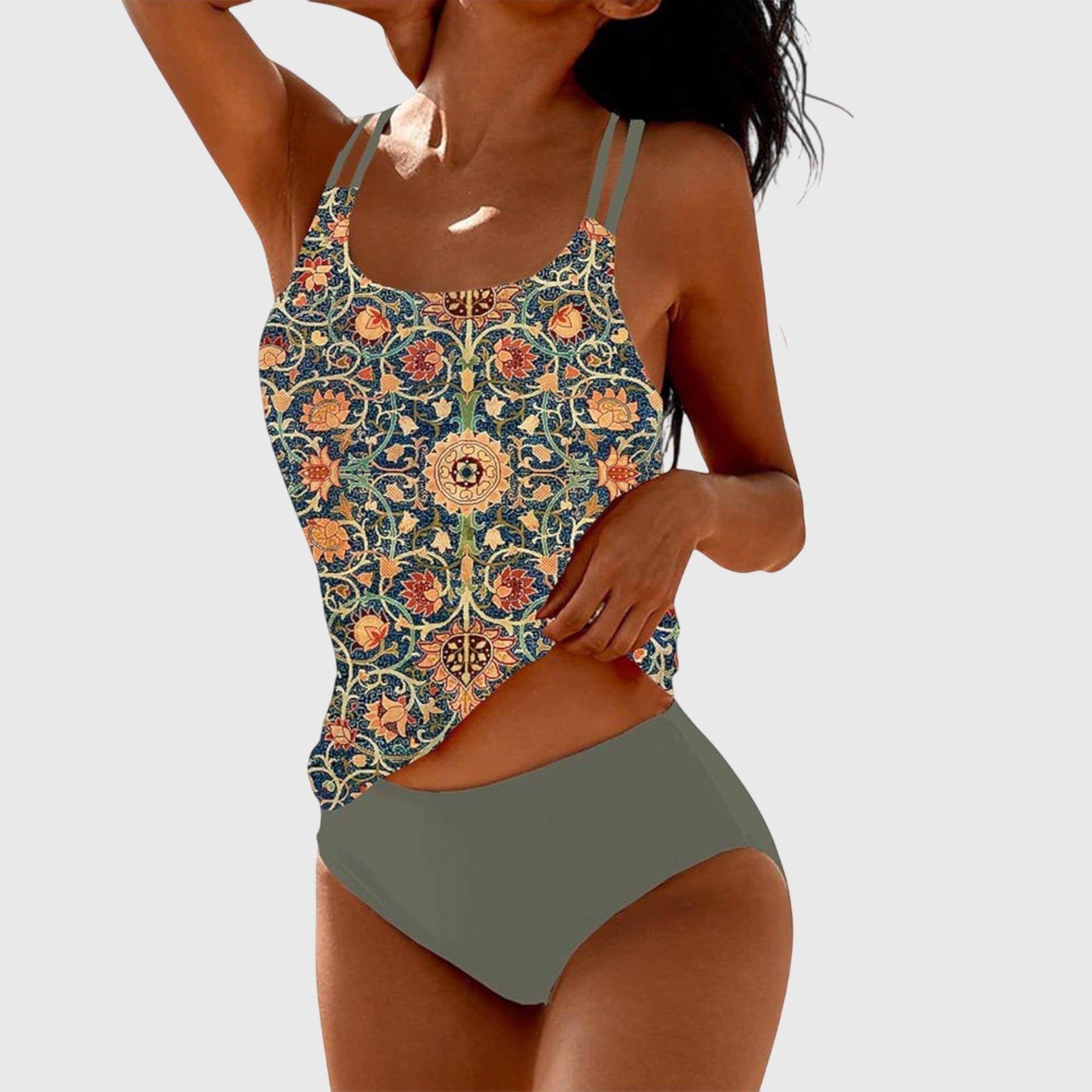 Florencia - Conjunto De Bañadores Estampados - VENZA BARCELONA