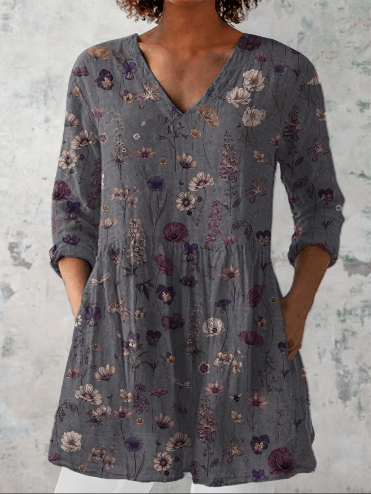 Galatea - Blusa Larga Elegante - VENZA BARCELONA