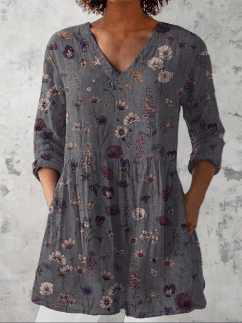 Galatea - Blusa Larga Elegante - VENZA BARCELONA