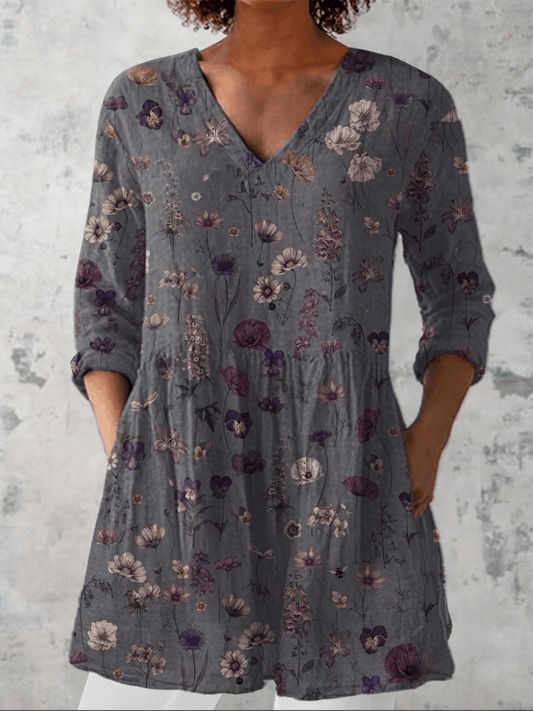 Galatea - Blusa Larga Elegante - VENZA BARCELONA