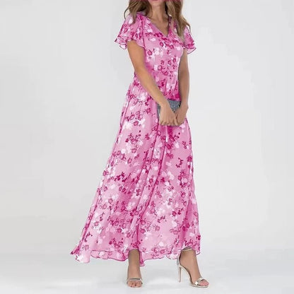 Greta | Vestido glamuroso favorecedor para el vientre - VENZA BARCELONA