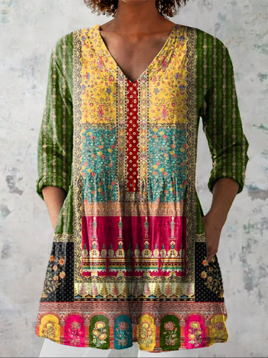 Livia - Blusa Larga Elegante - VENZA BARCELONA