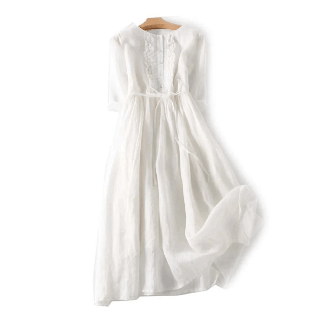 Livia | Vestido Maxi ligero - VENZA BARCELONA