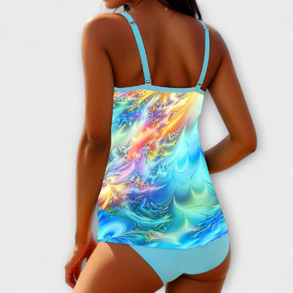 Liviana - Conjunto Tankini Elegante - VENZA BARCELONA