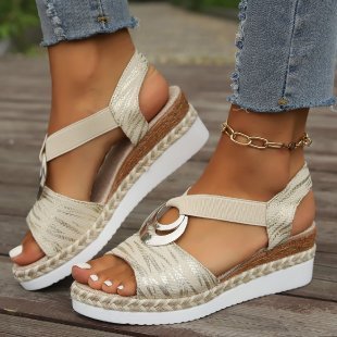 MOREAU LYON | SANDALES À TALON COMPENSÉ STYLÉES POUR FEMMES - VENZA BARCELONA