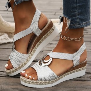 MOREAU LYON | SANDALES À TALON COMPENSÉ STYLÉES POUR FEMMES - VENZA BARCELONA