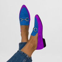 Morado y Azul