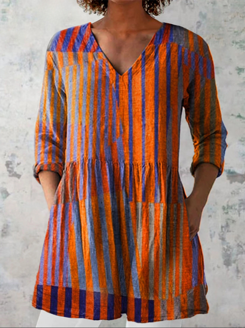 Salvia - Blusa Larga Elegante - VENZA BARCELONA