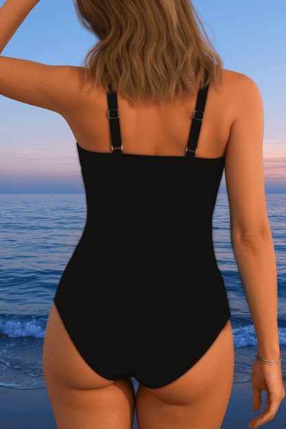 Thalia - Bañador Elegante De Estampado Colorido - VENZA BARCELONA