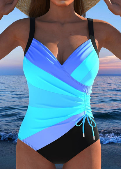 Thalia - Bañador Elegante De Estampado Colorido - VENZA BARCELONA