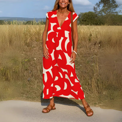 Valeria | Vestido con detalles calados - VENZA BARCELONA
