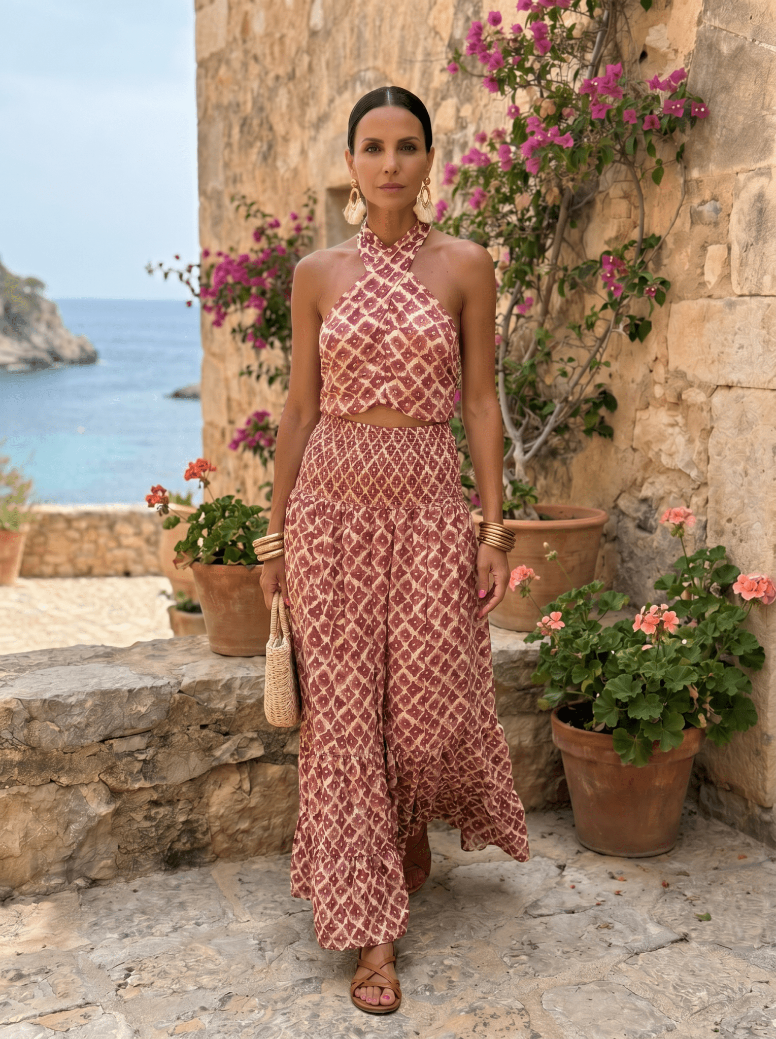 XX1 Elsa | Conjunto Elegante con Diseño de Hombros Descubiertos - VENZA BARCELONA