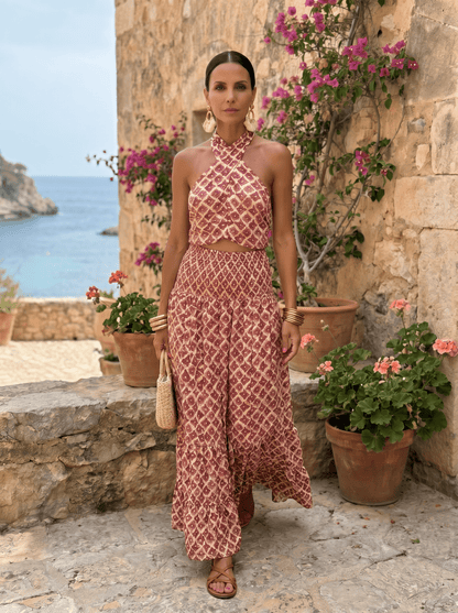 XX1 Elsa | Conjunto Elegante con Diseño de Hombros Descubiertos - VENZA BARCELONA